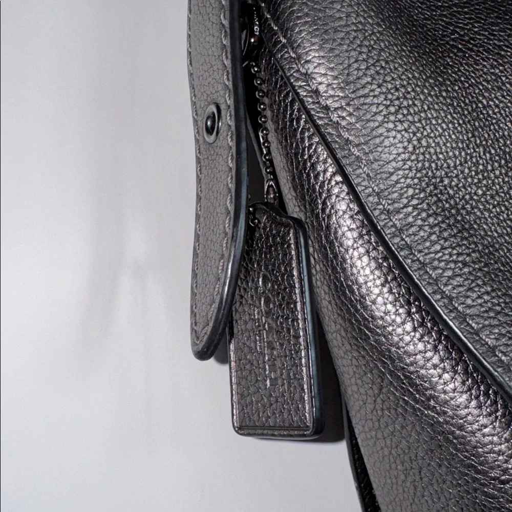 COACH Metallic Leather Dufflette Crossbody - No F1892-34187 - Picture 7 of 16